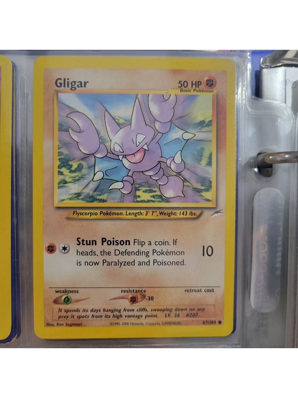 Pokemon Card Gligar